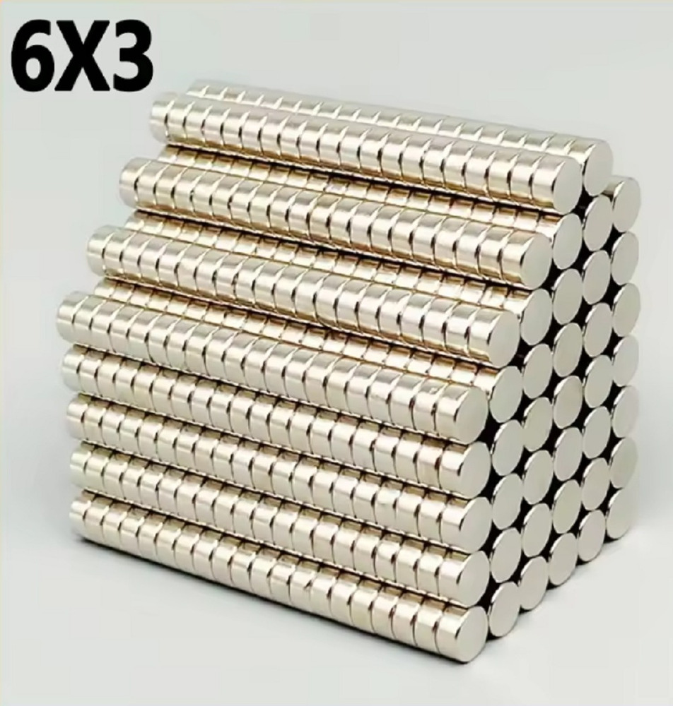 20 Imanes Neodimio Disco 6mm X 3mm N45 - Imagen 3