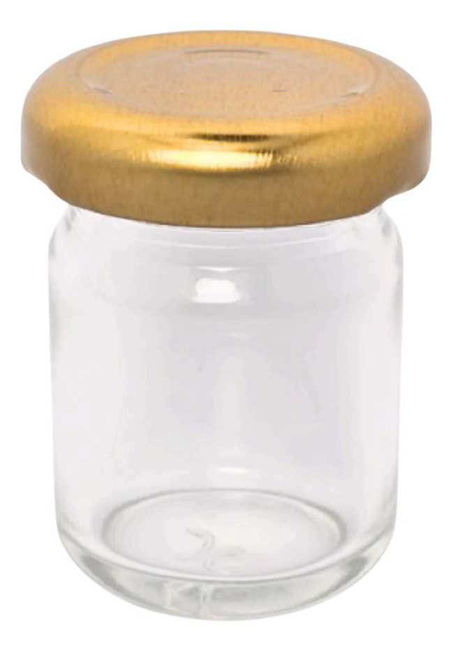 120 Frascos De Vidrio 32ml Conservas Velas + Tapa