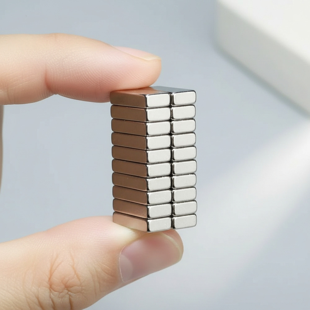 10 Imanes Neodimio Bloque 12mm X 6mm X 3mm N45