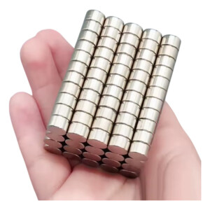 25 Imanes Neodimio Disco 8mm X 5mm N45