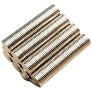 20 Imanes Neodimio Disco 10mm X 1mm N45