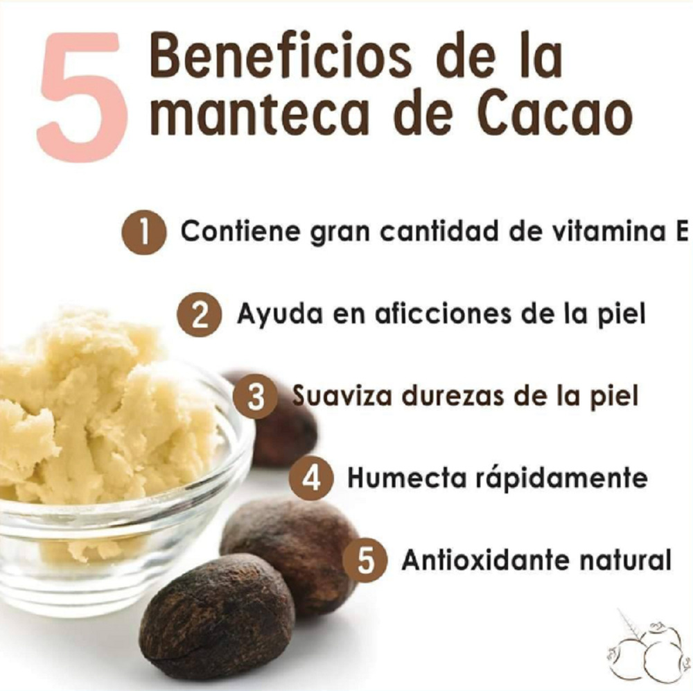 Manteca De Cacao Cosmetica X 500gr - Imagen 3