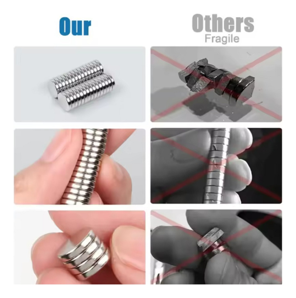10 Imanes Neodimio Disco 10mm X 3mm N45 - Imagen 8