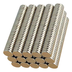 20 Imanes Neodimio Disco 8mm X 2mm N45