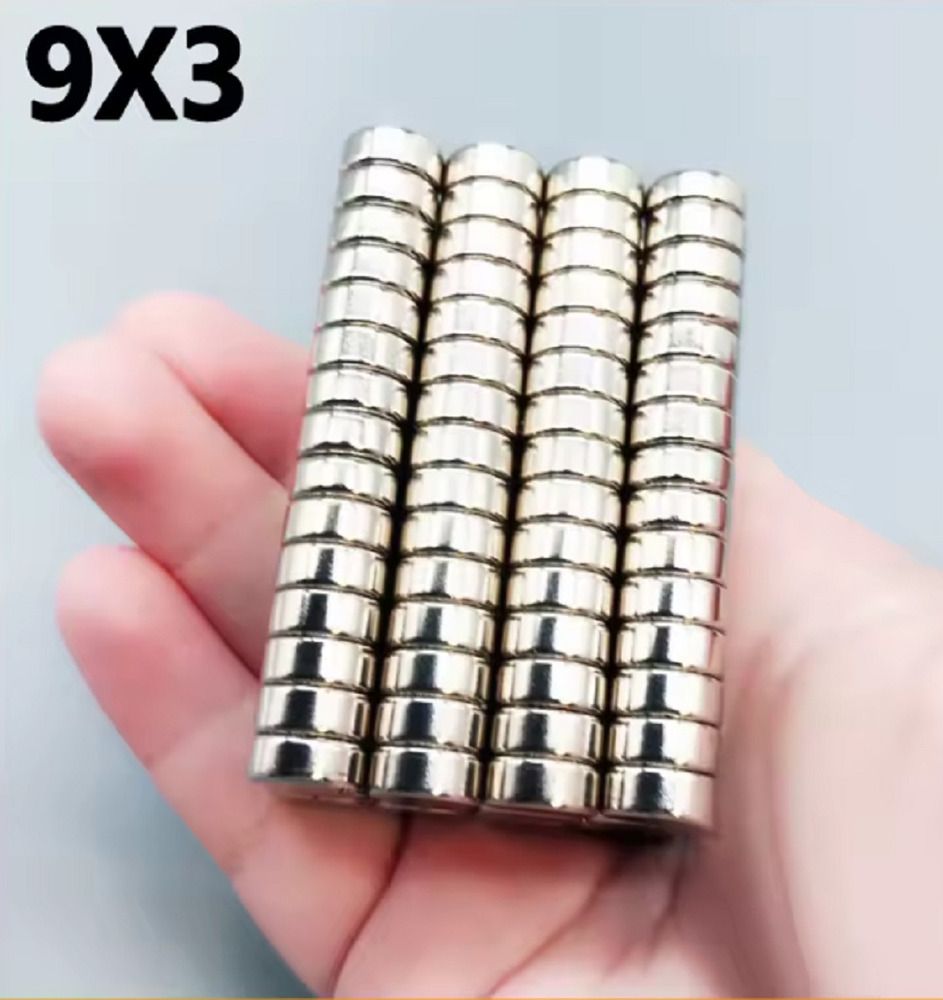 25 Imanes Neodimio Disco 9mm X 3mm N45 - Imagen 3