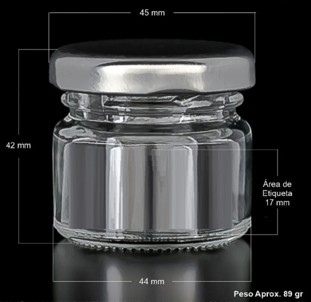 24 Frascos De Vidrio 28ml Conservas Velas + Tapa - Imagen 3