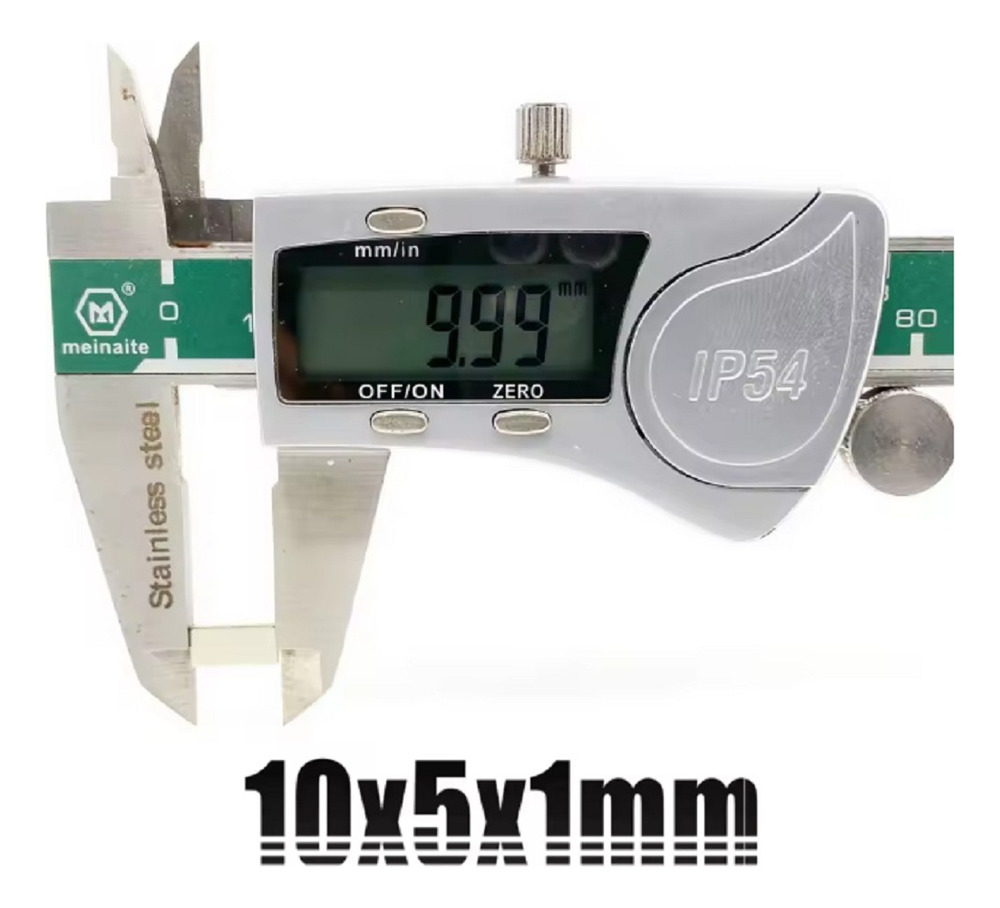 20 Imanes Neodimio Bloque 10mm X 5mm X 1mm N45 - Imagen 5