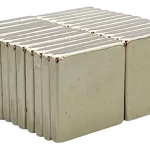5 Imanes Neodimio Bloque 20mm X 20mm X 3mm N45