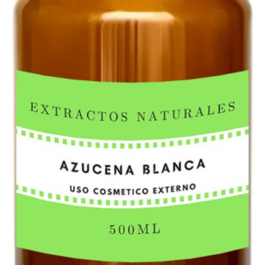 Extracto Natural Cosmetico Azucena Blanca 500ml