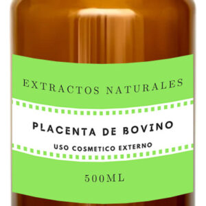 Extracto Natural Cosmetico Placenta De Bovino 500ml